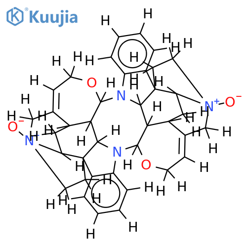 (19E,19'E)-17beta,18;17'beta,18'-diepoxy-[1,17';17,1']bicurane-19,19'-diene 4alpha,4'alpha-dioxide structure