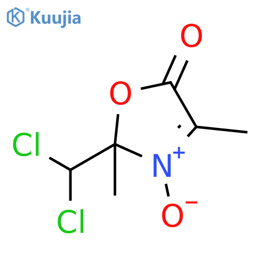5(2H)-OXAZOLONE, 2-(DICHLOROMETHYL)-2,4-DIMETHYL-, 3-OXIDE structure