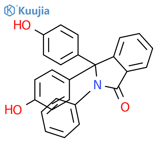 3,3-Bis(4-hydroxyphenyl)-2-phenylisoindolin-1-one structure