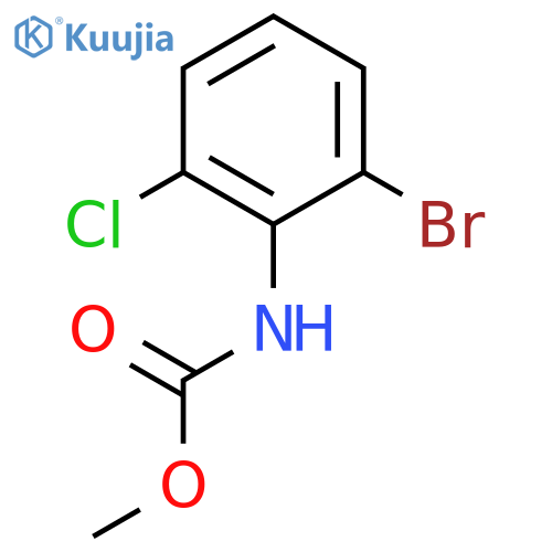 CARBAMIC ACID, (2-BROMO-6-CHLOROPHENYL)-, METHYL ESTER structure