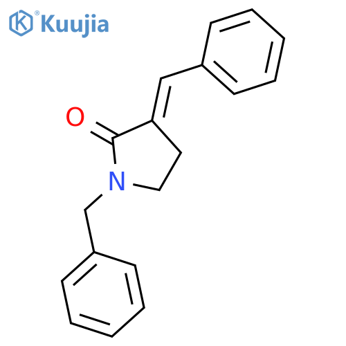 2-Pyrrolidinone, 1-(phenylmethyl)-3-(phenylmethylene)- structure