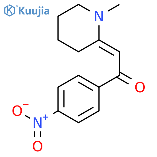 Ethanone, 2-(1-methyl-2-piperidinylidene)-1-(4-nitrophenyl)-, (E)- structure