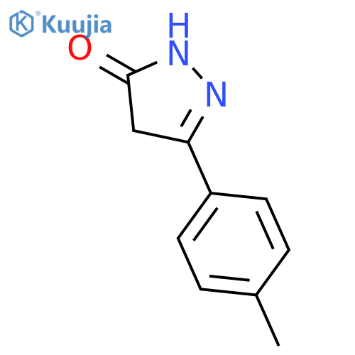 2,4-Dihydro-5-(4-methylphenyl)-3H-pyrazol-3-one structure