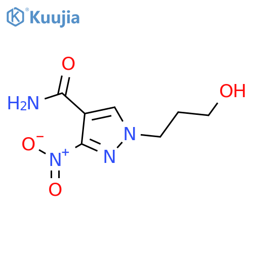 1H-Pyrazole-4-carboxamide, 1-(3-hydroxypropyl)-3-nitro- structure