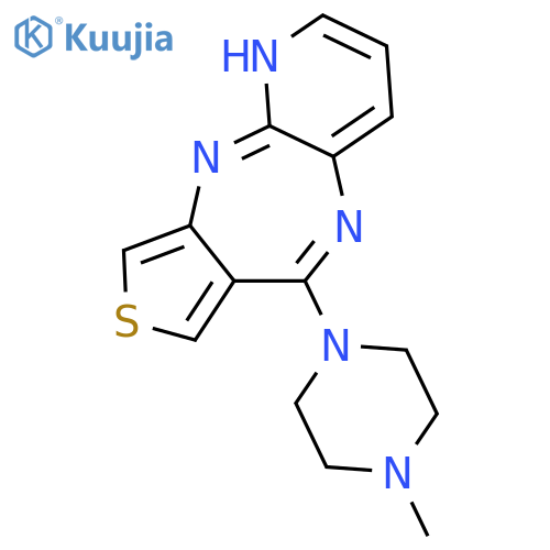 1H-Pyrido[3,2-b]thieno[3,4-e][1,4]diazepine, 6-(4-methyl-1-piperazinyl)- structure