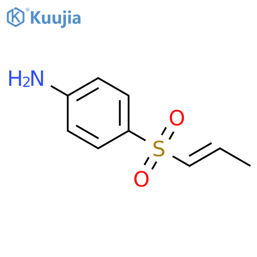 4-(Prop-1-ene-1-sulfonyl)aniline structure