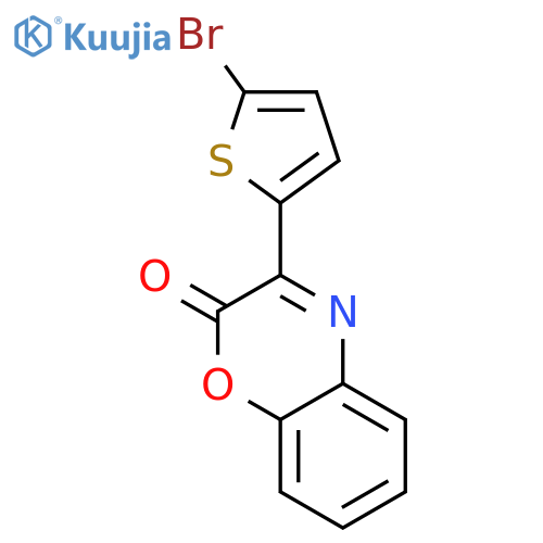 2H-1,4-BENZOXAZIN-2-ONE, 3-(5-BROMO-2-THIENYL)- structure