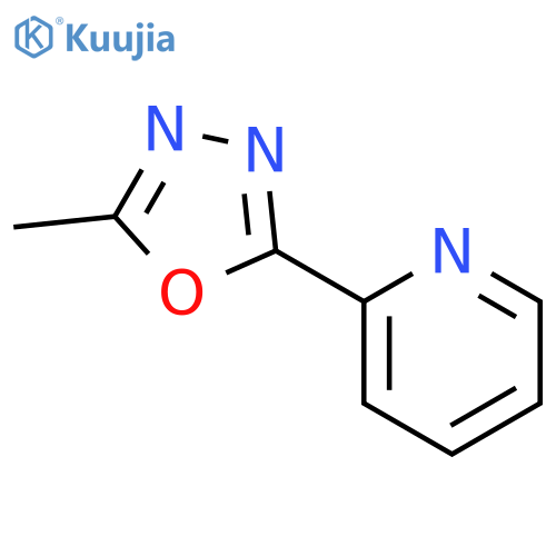 PYRIDINE, 2-(5-METHYL-1,3,4-OXADIAZOL-2-YL)- structure