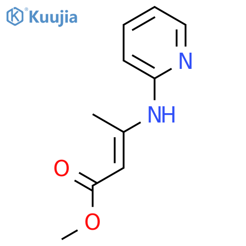 2-BUTENOIC ACID, 3-(2-PYRIDINYLAMINO)-, METHYL ESTER structure