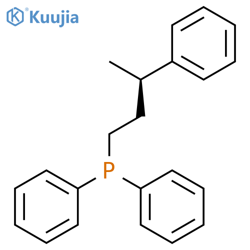 PHOSPHINE, DIPHENYL[(3R)-3-PHENYLBUTYL]- structure