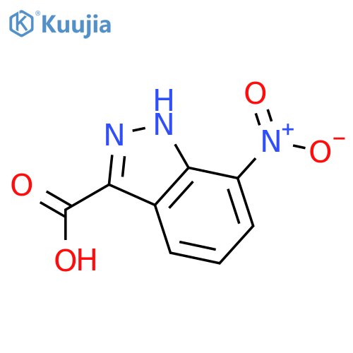 7-Nitro-1H-indazole-3-carboxylic acid structure