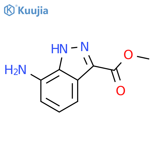 Methyl 7-amino-1H-indazole-3-carboxylate structure