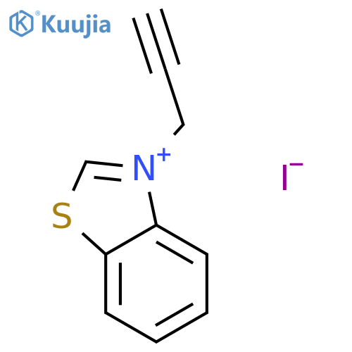 BENZOTHIAZOLIUM, 3-(2-PROPYNYL)-, IODIDE structure