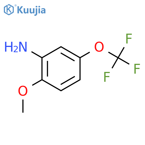 2-Methoxy-5-(trifluoromethoxy)aniline structure