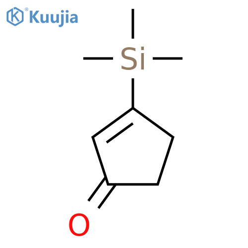 2-Cyclopenten-1-one, 3-(trimethylsilyl)- structure