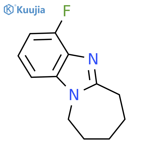 4-fluoro-7,8,9,10-tetrahydro-6H-Azepino[1,2-a]benzimidazole structure
