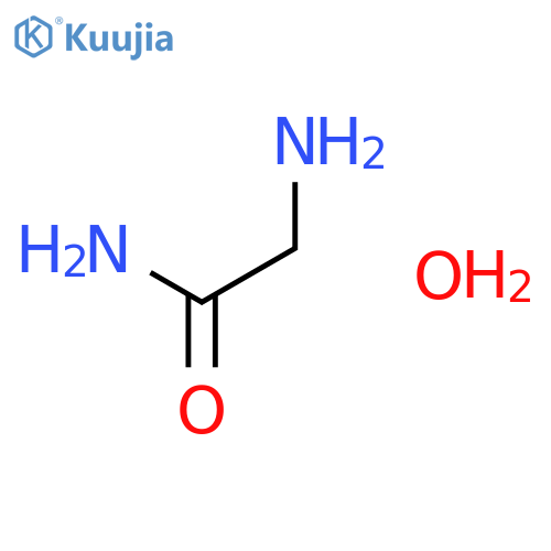 Acetamide, 2-amino-, monohydrate structure