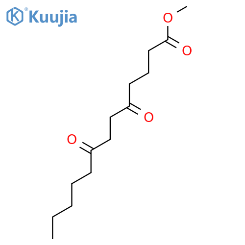 Tridecanoic acid, 5,8-dioxo-, methyl ester structure