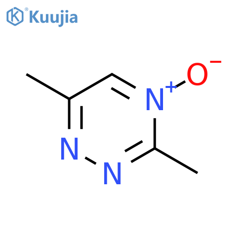 1,2,4-Triazine, 3,6-dimethyl-, 4-oxide structure