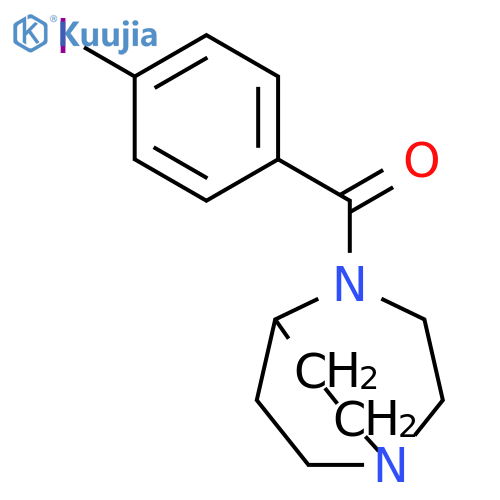 1,4-Diazabicyclo[3.2.2]nonane, 4-(4-iodobenzoyl)- structure