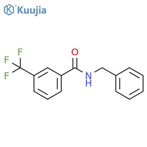 Benzamide, N-(phenylmethyl)-3-(trifluoromethyl)- structure