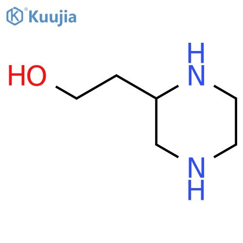 2-Piperazineethanol,(2S)-(9CI) structure