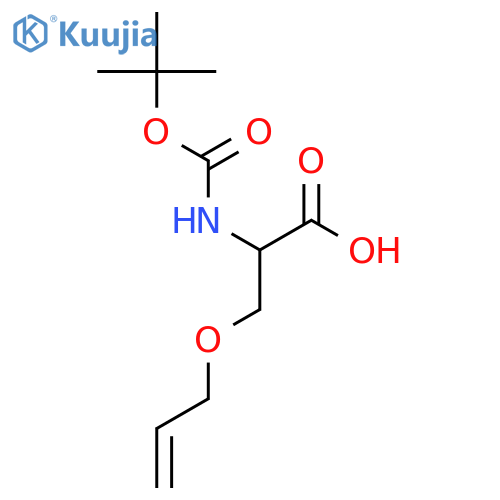 (R)-3-(allyloxy)-2-(tert-butoxycarbonylamino)propanoic acid structure