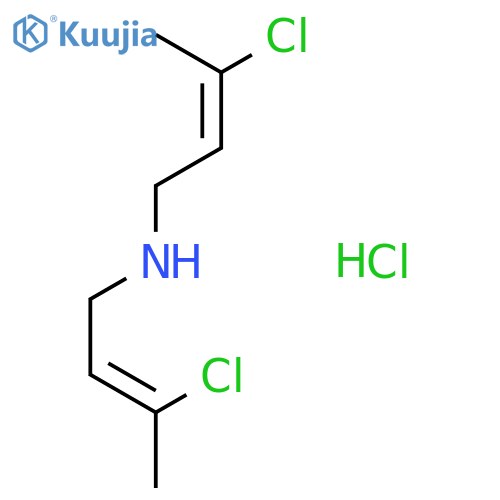 Bis-(3-chloro-but-2-enyl)-amine hydrochloride structure
