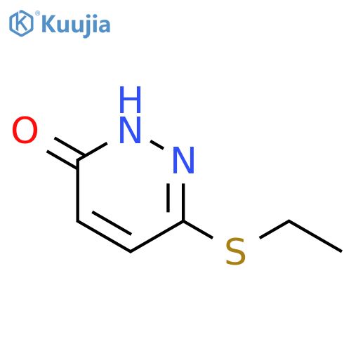 3(2H)-PYRIDAZINONE, 6-(ETHYLTHIO)- structure