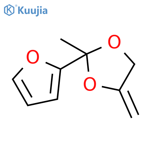 1,3-Dioxolane, 2-(2-furanyl)-2-methyl-4-methylene- structure