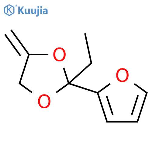 1,3-Dioxolane, 2-ethyl-2-(2-furanyl)-4-methylene- structure