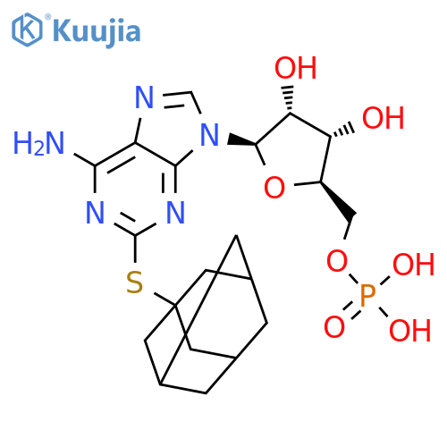 5'-Adenylic acid, 2-(tricyclo[3.3.1.13,7]decylthio)- structure