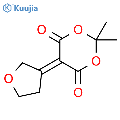 1,3-DIOXANE-4,6-DIONE, 5-(DIHYDRO-3(2H)-FURANYLIDENE)-2,2-DIMETHYL- structure