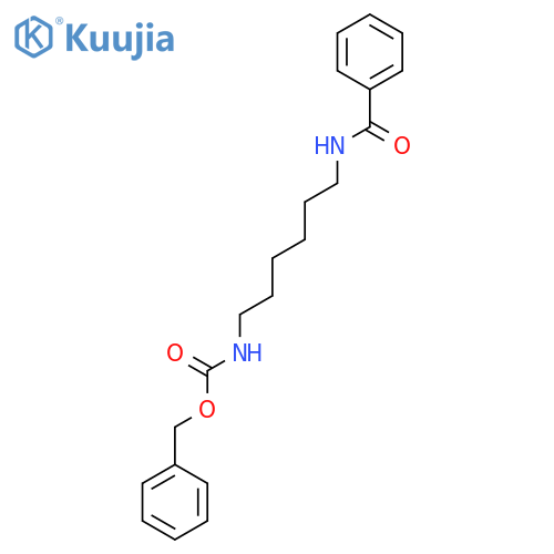 Carbamic acid, [6-(benzoylamino)hexyl]-, phenylmethyl ester structure