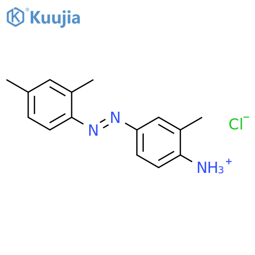 4-[(2,4-xylyl)azo]-o-toluidinium chloride structure