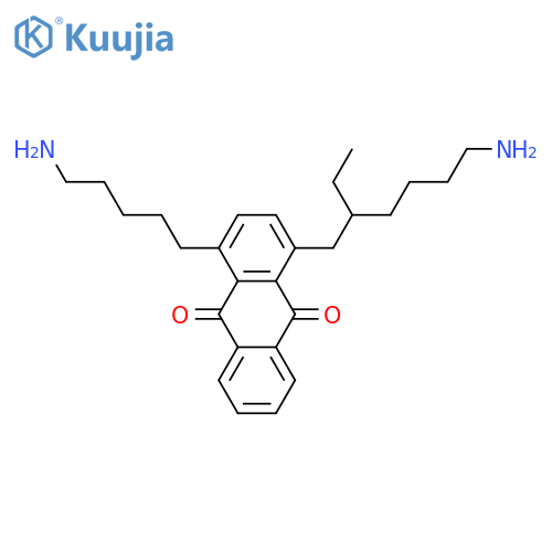 9,10-Anthracenedione,1-[(2-ethylhexyl)amino]-4-(pentylamino)- structure