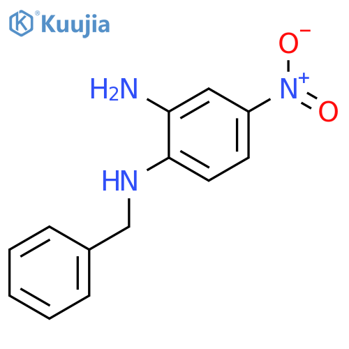 N~1~-benzyl-4-nitro-1,2-benzenediamine structure