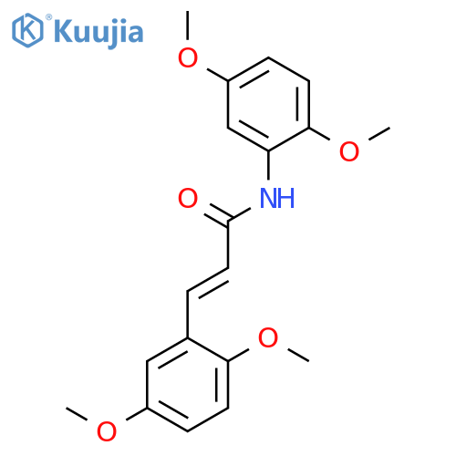 2-PROPENAMIDE, N,3-BIS(2,5-DIMETHOXYPHENYL)- structure