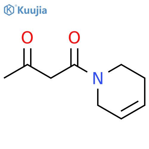 Pyridine, 1-(1,3-dioxobutyl)-1,2,3,6-tetrahydro- structure