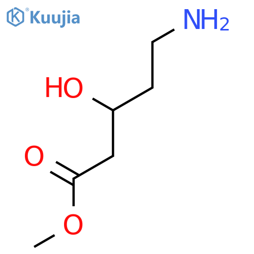 Methyl 5-amino-3-hydroxypentanoate structure