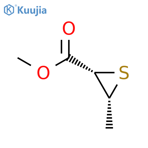 Thiiranecarboxylic acid, 3-methyl-, methyl ester, cis- structure