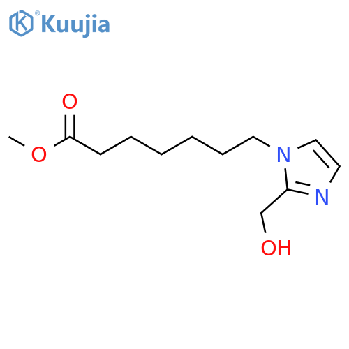 1H-IMIDAZOLE-1-HEPTANOIC ACID, 2-(HYDROXYMETHYL)-, METHYL ESTER structure