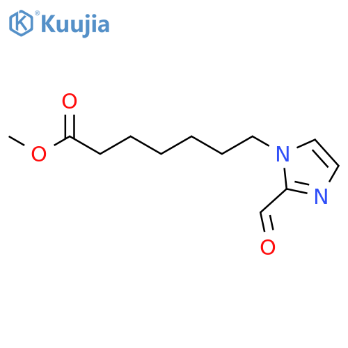 Methyl 7-(2-formyl-1H-imidazol-1-yl)heptanoate structure