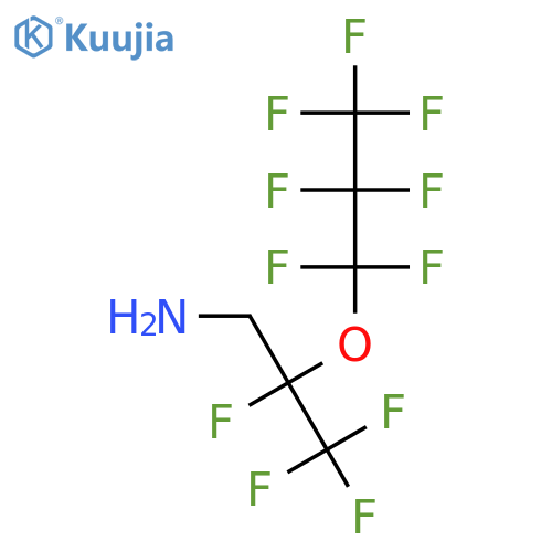 1-PROPANAMINE, 2,3,3,3-TETRAFLUORO-2-(HEPTAFLUOROPROPOXY)- structure