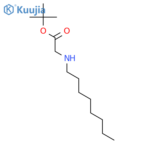 GLYCINE, N-OCTYL-, 1,1-DIMETHYLETHYL ESTER structure