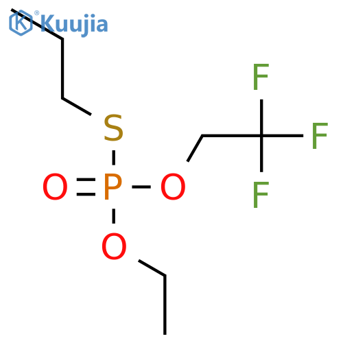 PHOSPHOROTHIOIC ACID, O-ETHYL S-PROPYL O-(2,2,2-TRIFLUOROETHYL) ESTER structure