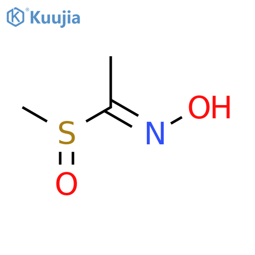 Ethanimine, N-hydroxy-1-(methylsulfinyl)- structure