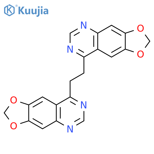 1,3-DIOXOLO[4,5-G]QUINAZOLINE, 8,8'-(1,2-ETHANEDIYL)BIS- structure