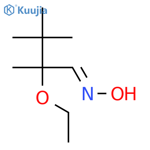 Butanal, 2-ethoxy-2,3,3-trimethyl-, oxime structure