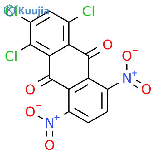 9,10-Anthracenedione, 1,2,4-trichloro-5,8-dinitro- structure